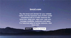 Desktop Screenshot of bncd.com
